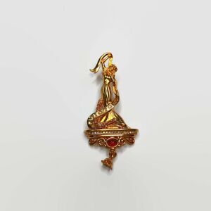 Ann Hand Lady Victory Race For The Cure Limited Edition Pin Missing Faux Pearl